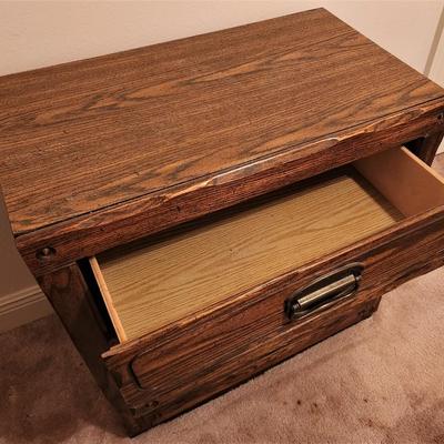Lot #66  Vintage Rock Maple 3-drawer chest