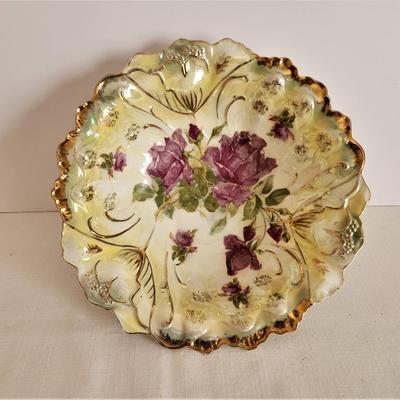 Lot #69  Antique Bowl - Floral Motif