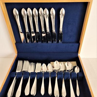 Lot #75  Cased Set of TOWLE Stainless Flatware (18-8)