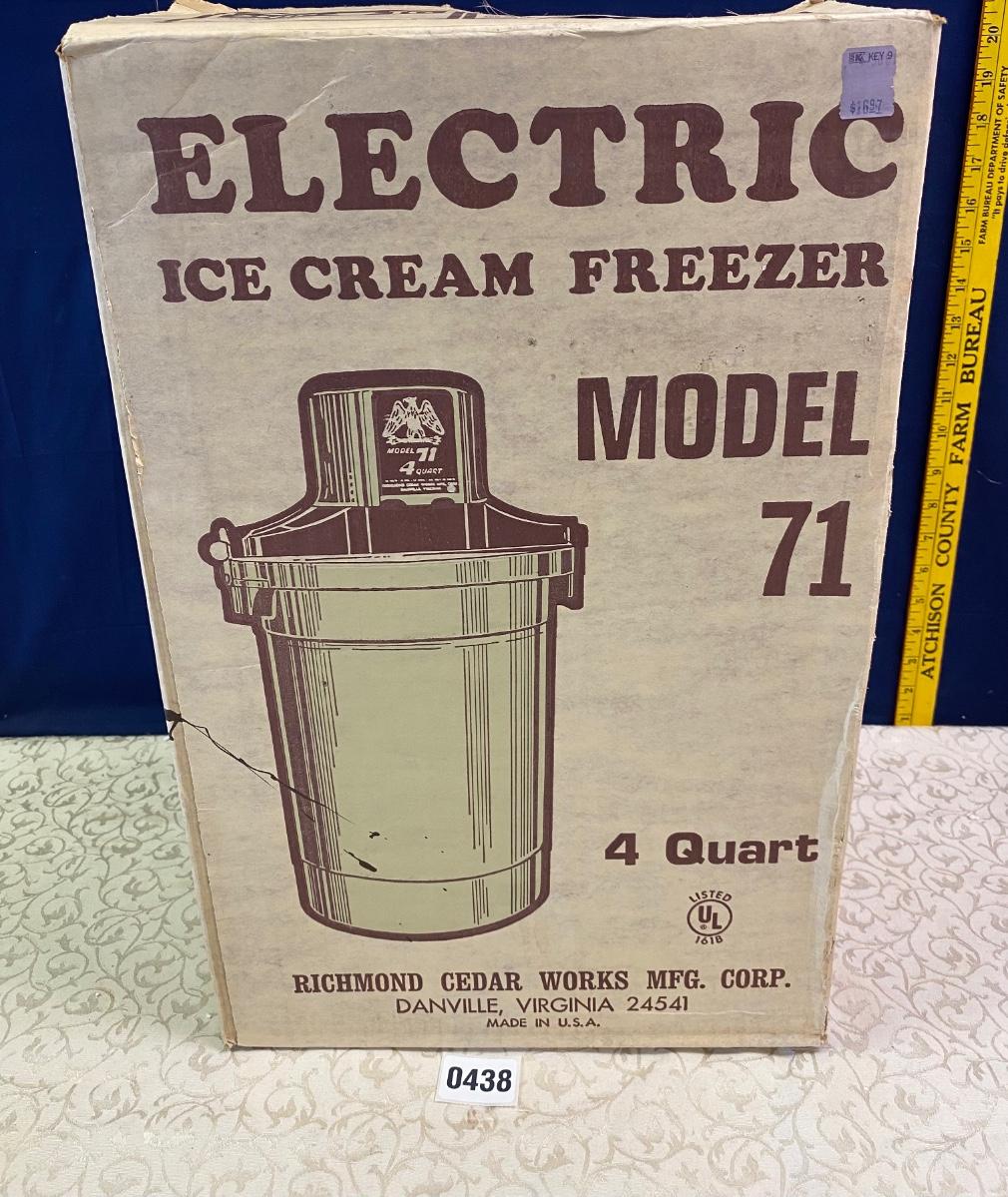 Electric Ice Cream Maker