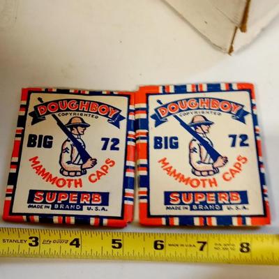 LOT 168  TWO PACKAGES OF DOUGHBOY CAPS