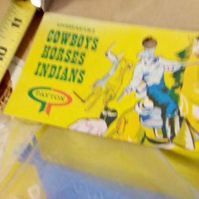 LOT 169  BAG OF VINTAGE PAYTON COWBOYS AND INDIANS