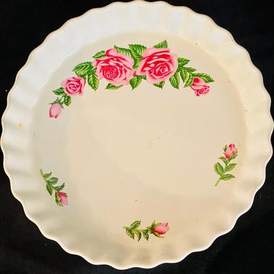 Ceramic Pie/Quiche Dishes and Platters (LR-SL)