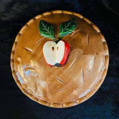 Ceramic Pie Holder and Turkey Plate (LR-SL)