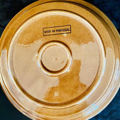 Ceramic Pie Holder and Turkey Plate (LR-SL)