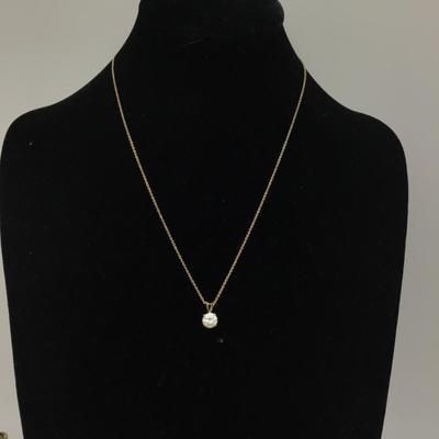 Gold Filled Pendant and Chain