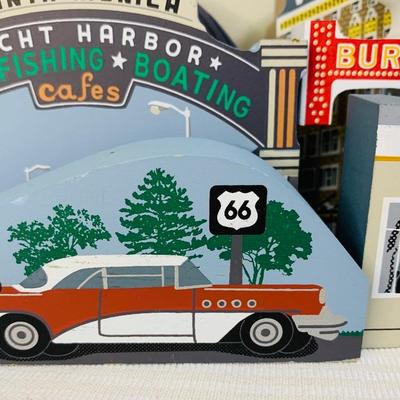 LOT 23R: Route 66 Collection Cat's Meow Collectibles by Joline.