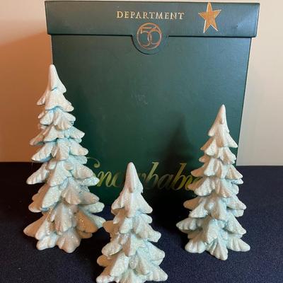 LOT 32: Christopher Radko Ornament, Dept 56 Trees and More