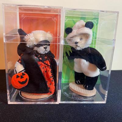 LOT 34: Miniature Bear Collection w/Protective Cases