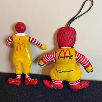 LOT 36C: Vintage Ronald McDonald Collectables