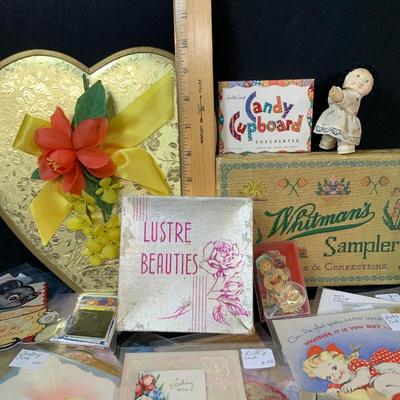 LOT 116R: Vintage Paper Collectibles: Cards, Boxes, Stickers, and More
