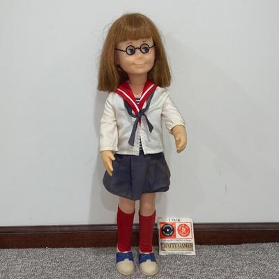 LOT 130R: 1961 Vintage Charmin Chatty Doll with Discs
