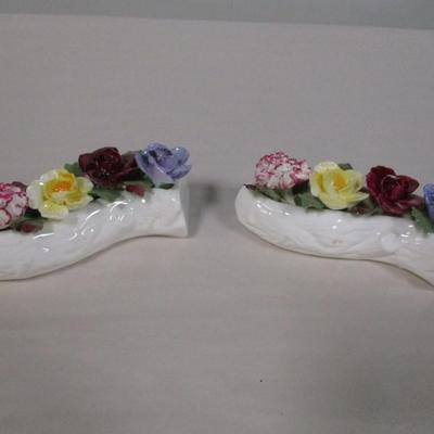 Aynsley Vintage English Fine Bone China Flowers Floral Hand Painted England