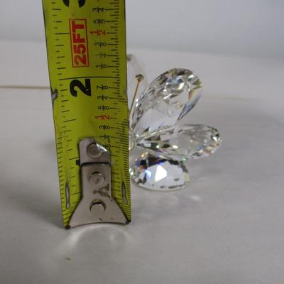 Swarovski Butterfly Crystal Figurine Gold Antennas