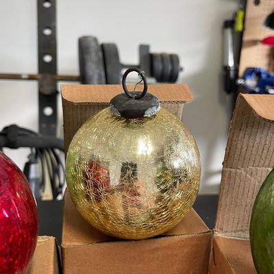 Vintage Handblown Christmas Ornaments - 5" - CHECK DESCRIPTION FOR QUANTITIES REMAINING