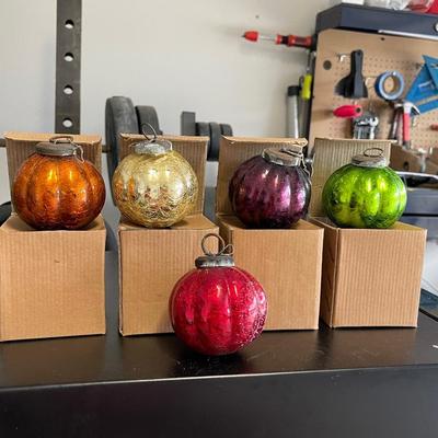 Vintage Handblown Christmas Ornaments - 4" - PLEASE CHECK DESCRIPTION FOR QUANTITIES REMAINING
