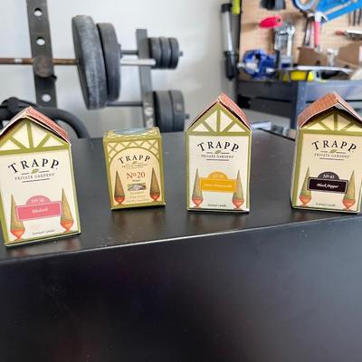 Set of Four 2.5" x 2" Mini Trapp Candles - NEW in box
