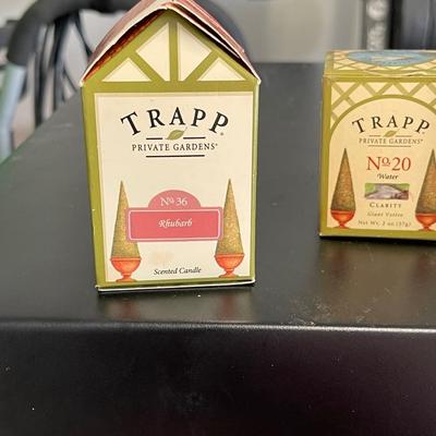 Set of Four 2.5" x 2" Mini Trapp Candles - NEW in box