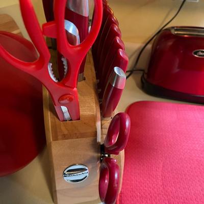 Kitchen aid Knife block and knives