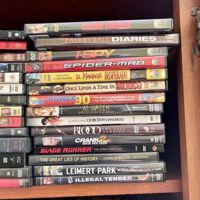 Lot 253 DVDs 68 Some Boxed Sets Action Adventure Health Fitness Blockbusters