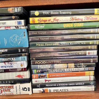 Lot 253 DVDs 68 Some Boxed Sets Action Adventure Health Fitness Blockbusters