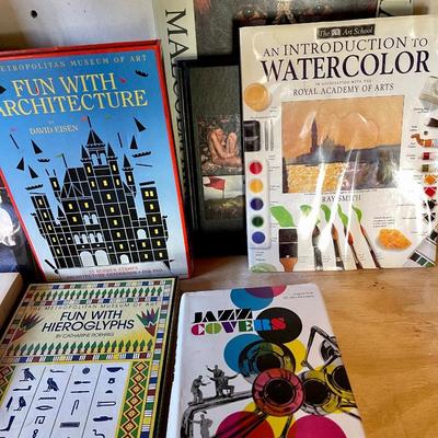 Lot 255 Group Books Magic Art Hieroglyphs Architecture 2 Sets From MOMA Rubber Stamps