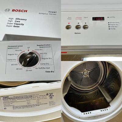 BOSCH ~ Nexxt 500 Plus Series ~ 2008 Gas Dryer & Pedestal