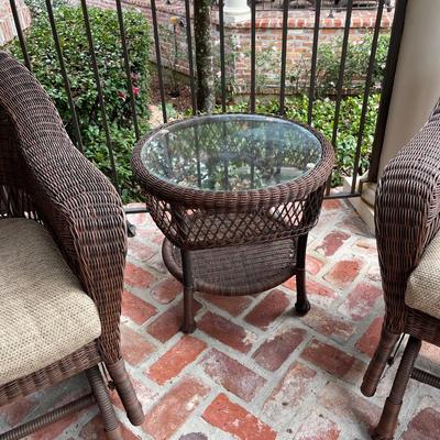 Three (3) Piece ~ Weather Proof Material ~ Outdoor Patio Set ~~