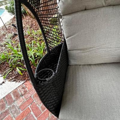 SUNBRELLA ~ All Weather ~ Hand Woven ~ Brown Woven Egg Chair ~ *Read Details