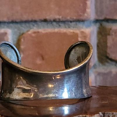 Lot 45: Sterling Silver Cuff Bracelet