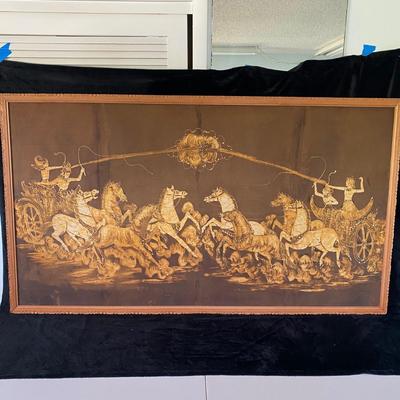 Eight Horses and Four Men Batik (BR1-EJ)