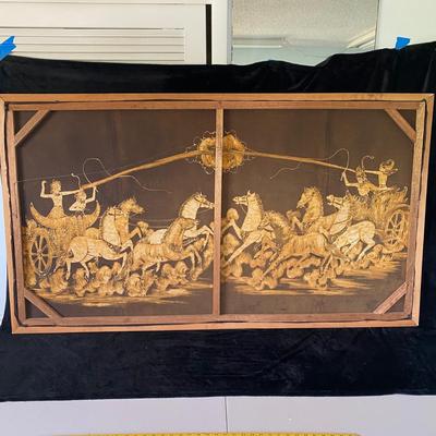 Eight Horses and Four Men Batik (BR1-EJ)