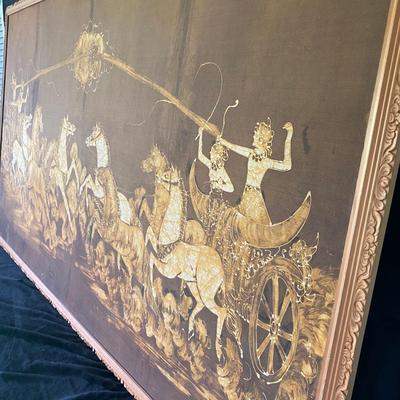 Eight Horses and Four Men Batik (BR1-EJ)