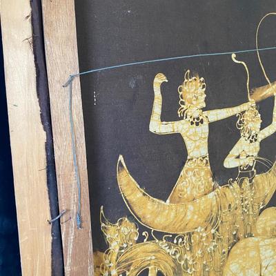 Eight Horses and Four Men Batik (BR1-EJ)