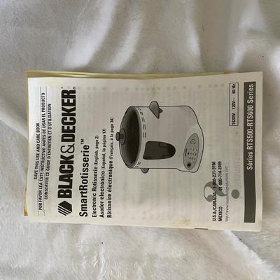 Black & Decker SmartRotisserie RTS500-RTS600 (LR/AW)