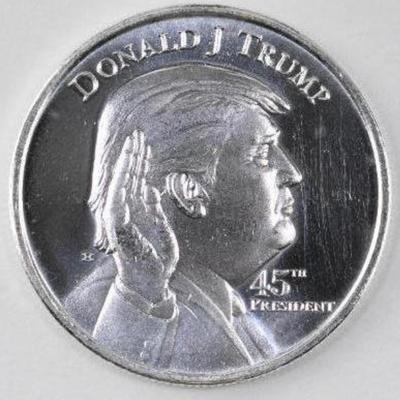Donald J Trump 1OZ Silver Bullion
