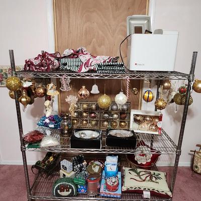 Christmas ornaments, breadmaker, shower curtains and more