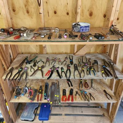 Shelf full of tools