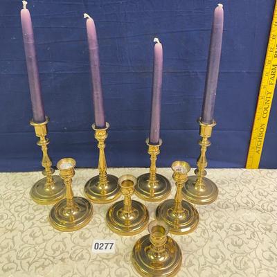 Candles and candle holders