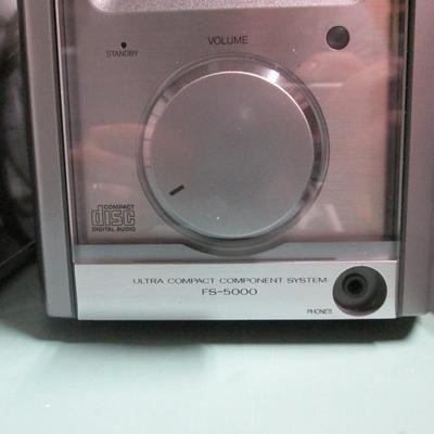 JVC Ultra Compact Component System and Speakers