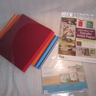 Colored Craft Paper, Transfer and Inkjet Paper