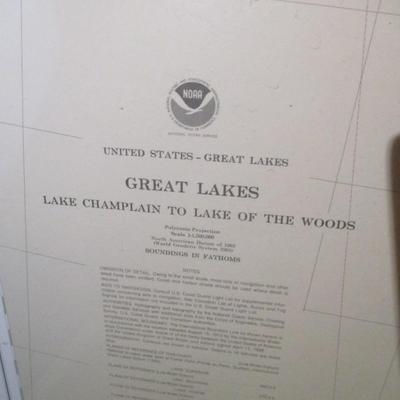 1987 Map Of the Great Lakes - H | EstateSales.org