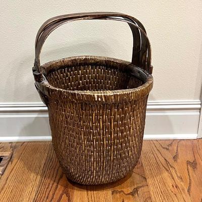 Hand-Woven Antique Chinese Basket