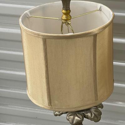 Beautiful Vintage Set of Aluminum and Glass Lamps