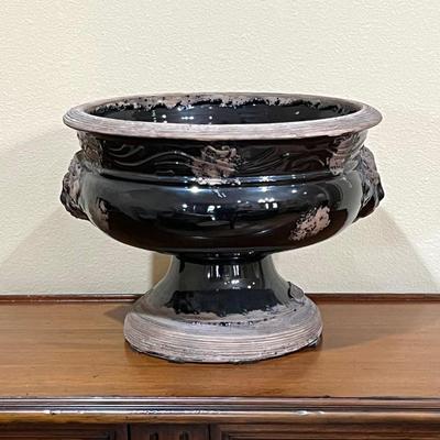 Glazed Ceramic Decorative Fruit Bowl