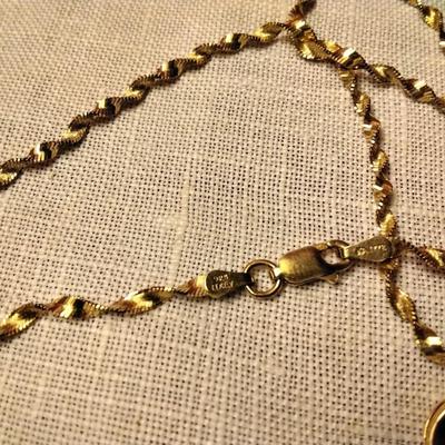 Sterling Silver ROSS SIMONS Ruby & Diamond Accent Pendant 18" Gold/925 Necklace