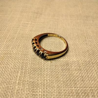 Mesmerizing Vintage 14 kyg Blue Sapphire Ring Sz. 6.50