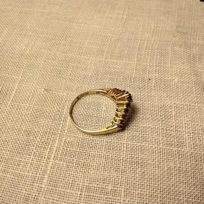 Stunning 1930s Art Deco 14 kyg Ruby Ring Unique One of a Kind sz 6.5