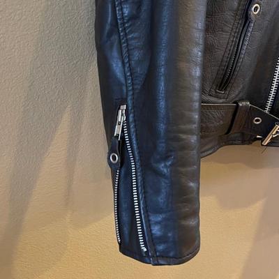IMPRESSIVE EXPRESSION ~ Genuine Leather ~ Size 36 Womenâ€™s Bike Jacket