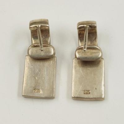 ..925 SILVER & MOTHER OF PEARL 2 PC EARRINGS